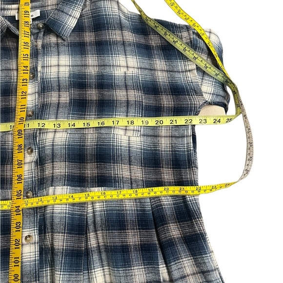 Fate Long Sleeve Plaid Flannel Dress Women’s Size Small - Picture 8 of 13